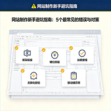 临沂建站-网站制作新手避坑指南：5个最常见的错误与对策