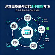 临沂建站-建立高质量外链的5种白帽方法